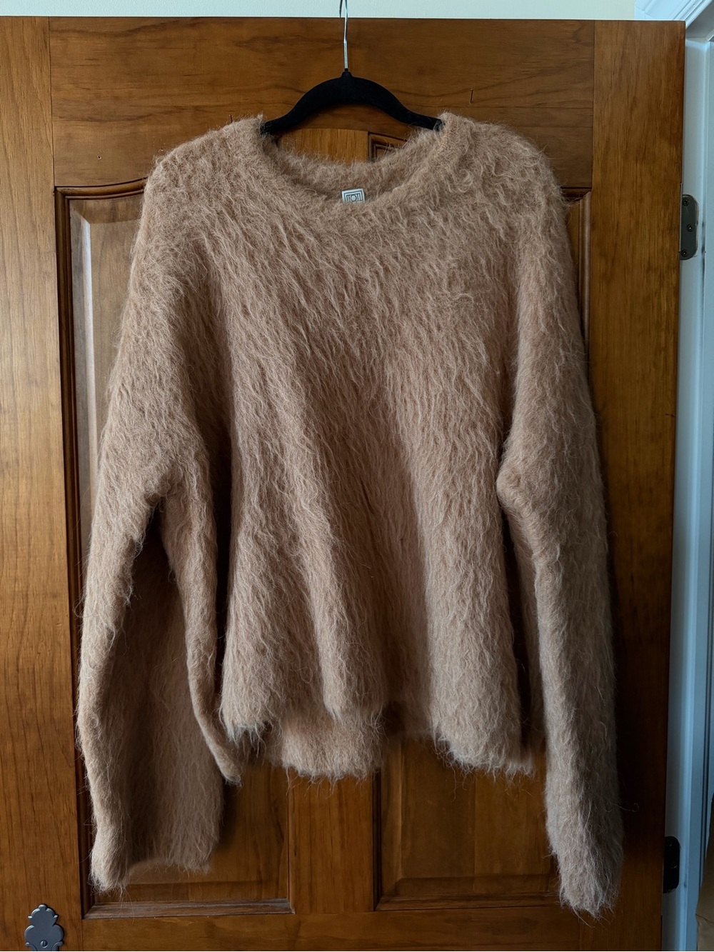 Toteme Alpaca Fuzzy Crewneck Sweater